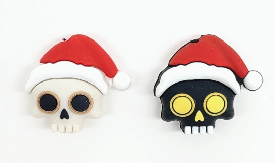 Wholesale 20pcs/pack Christmas Food-grade Cartoon 3D Silicone Beads